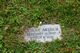 Footstone - Hedley Arthur - Greenwood Cemetery, Hartland, Carleton County, New Brunswick, Canada